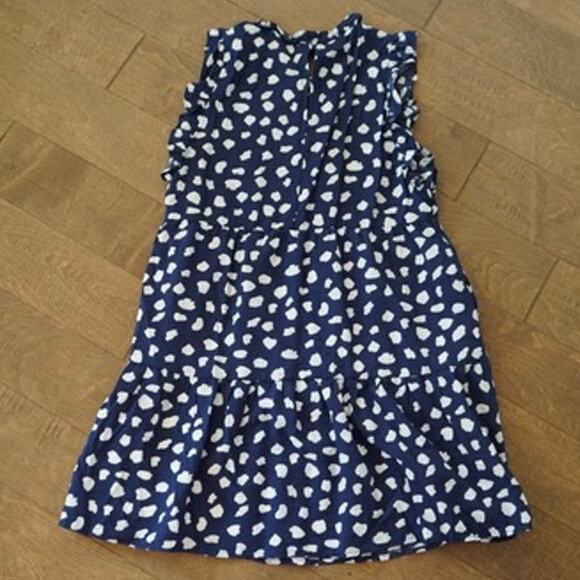 THML Sleeveless Ruffle Tiered Dress Blue Womens Size Large - Picture 2 of 7